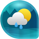 Vädret & klocka Widget Icon