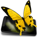 Motylki 3D animowana tapeta Icon