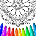 Mandala kleurplaten Icon