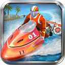 Motorbootrennen 3D Icon