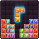 Blok puzzel Jewel Icon