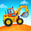 Giochi di camion per bambini - costruzione di case