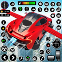 Flying Car Shooting Games 3D Icon