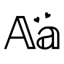 Fonts Keyboard - Lettertype Icon