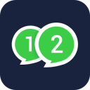 2Space-2 Konten für 2 WhatsApp Icon
