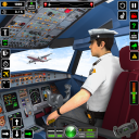 リアル 飛行機 旅客 着陸 空港 3D Icon