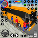 stad Bus Het rijden 3D Spellen Icon