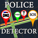 Polis detektor hastighetsradar Icon