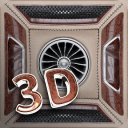 3D Wallpaper Clock Widget HD Icon