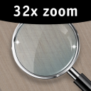 Magnifier Plus with Flashlight Icon