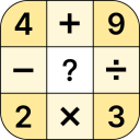गणित पज़ल खेल - क्रॉसमैथ Icon