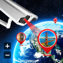 Спутник Камера Онлайн 3D Icon