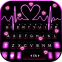 Pink RGB Heart Tastiera
